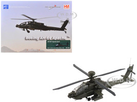 Boeing AH 64E Apache Echo Attack Helicopter ZM714 Middle Wallop 2022 British Army Air Power Series 1/72 Diecast Model Hobby Master HH1220