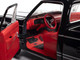 1979 Dodge Adventurer Sweptline Pickup Truck Black with Red Interior American Muscle Series 1/18 Diecast Model Car Auto World AMM1355