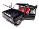 1979 Dodge Adventurer Sweptline Pickup Truck Black with Red Interior American Muscle Series 1/18 Diecast Model Car Auto World AMM1355