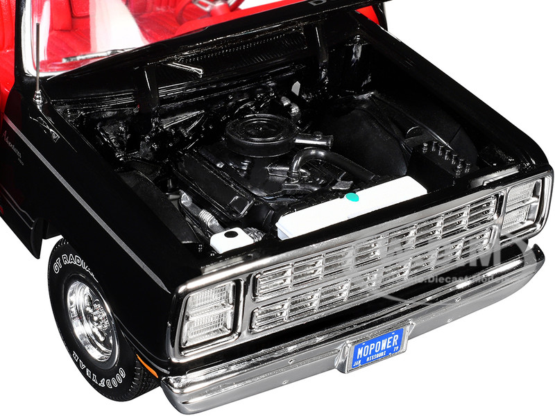 1979 DODGE ADVENTURER SWEPTLINE PICKUP BLACK 1/18 DIECAST BY AUTO