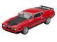 1971 Ford Mustang Mach 1 Race Red with Black Hood and Stripes Limited Edition 1/64 Diecast Model Car Mini GT MGT01122