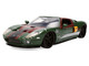 2005 Ford GT Green Weathered with Graphics and Boba Fett Figure Star Wars Franchise Hollywood Rides Series 1/24 Diecast Model Car Jada 36909