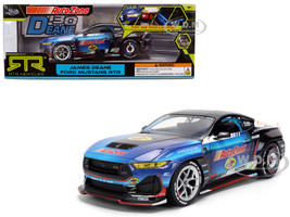 Ford Mustang RTR #130 James Deane AutoZone Formula Drift PRO Championship 2025 with Lights RTR Vehicles Series 1/24 Diecast Model Car Jada 37244