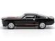 Shelby Mustang GT500 Dark Chrome with Red Stripes 1/64 Diecast Model Car Pop Race PR640218