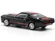 Shelby Mustang GT500 Dark Chrome with Red Stripes 1/64 Diecast Model Car Pop Race PR640218