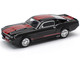 Shelby Mustang GT500 Dark Chrome with Red Stripes 1/64 Diecast Model Car Pop Race PR640218 Shelby Mustang GT500 Dark Chrome with Red Stripes 1/64 Diecast Model Car Pop Race PR640218