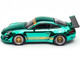 997 RWB Spectraflame Teal with Gold Stripes Tokyo Auto Salon Hong Kong 2025 1/64 Diecast Model Car Pop Race PR640224