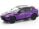 Aston Martin DBX 707 Storm Purple Metallic with Black Top 1/64 Diecast Model Car Pop Race PR640268