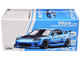 Mazda RX8 RE Amemiya Widebody RHD Right Hand Drive Light Blue with Carbon Hood 1/64 Diecast Model Car Pop Race PR640270