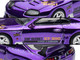 Toyota Supra Top Secret GT300 RHD Right Hand Drive Purple Chrome Tokyo Auto Salon Hong Kong 2025 1/64 Diecast Model Car Pop Race PR640458