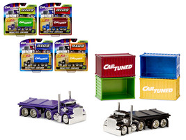 Rigs Container Case Series 1 Set of 4 Pieces Diecast Model Cars CarTuned 559313