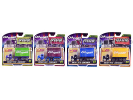 Rigs Container Case Series 1 Set of 4 Pieces Diecast Model Cars CarTuned 559313