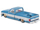 Chevrolet Silverado Dually Pickup Truck Vintage Spec V1 Light Blue Metallic with White Sides and Interior Designed by Jun Imai Kaido House Special 1/64 Diecast Model Car Mini GT KHMG192