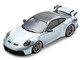 2022 Porsche 911 992 GT3 Azzuro Thetys Metallic with Black Top with Acrylic Display Case 1/18 Model Car Schuco 18U00111