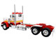 1973 Peterbilt 359 Truck with Refrigerated Trailer In N Out Burger White and Red North American Vintage Truck Collection 1/43 Diecast Model by Iconic Replicas 43-0640