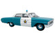 1964 Ford Galaxie 500 Police Car Chicago Police Department Blue and White Five0 Series Limited Edition to 504 pieces Worldwide 1/43 Diecast Model Iconic Replicas 43-0656