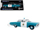 1964 Ford Galaxie 500 Police Car Chicago Police Department Blue and White Five0 Series Limited Edition to 504 pieces Worldwide 1/43 Diecast Model Iconic Replicas 43-0656