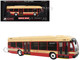 Nova Bus LFS HEV Transit Bus Hamilton Street Railway 150th Anniversary Cream and Red The Bus & Motorcoach Collection Limited Edition to 504 pieces Worldwide 1/87 (HO) Diecast Model Iconic Replicas 87-0624