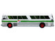 1964 MCI MC 5A Coach Bus Golden Gate Transit White with Green Stripes Vintage Bus & Motorcoach Collection Limited Edition to 504 pieces Worldwide 1/87 (HO) Diecast Model Iconic Replicas 87-0626