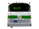 1964 MCI MC 5A Coach Bus Golden Gate Transit White with Green Stripes Vintage Bus & Motorcoach Collection Limited Edition to 504 pieces Worldwide 1/87 (HO) Diecast Model Iconic Replicas 87-0626