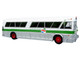 1964 MCI MC 5A Coach Bus Golden Gate Transit White with Green Stripes Vintage Bus & Motorcoach Collection Limited Edition to 504 pieces Worldwide 1/87 (HO) Diecast Model Iconic Replicas 87-0626