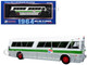 1964 MCI MC 5A Coach Bus Golden Gate Transit White with Green Stripes Vintage Bus & Motorcoach Collection Limited Edition to 504 pieces Worldwide 1/87 (HO) Diecast Model Iconic Replicas 87-0626