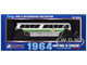 1964 MCI MC 5A Coach Bus Golden Gate Transit White with Green Stripes Vintage Bus & Motorcoach Collection Limited Edition to 504 pieces Worldwide 1/87 (HO) Diecast Model Iconic Replicas 87-0626