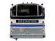 1964 MCI MC 5A Coach Bus Brewster Gray Line Silver with Blue and Red Stripes Vintage Bus & Motorcoach Collection Limited Edition to 504 pieces Worldwide 1/87 (HO) Diecast Model Iconic Replicas 87-0628