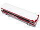1964 MCI MC 5A Coach Bus Trailways Chicago White with Red Stripes Vintage Bus & Motorcoach Collection Limited Edition to 504 pieces Worldwide 1/87 (HO) Diecast Model Iconic Replicas 87-0630