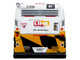Nova Bus LFSH Hybrid Transit Bus MTA Maryland White with Red and Yellow Graphics The Bus & Motorcoach Collection Limited Edition to 504 pieces Worldwide 1/87 (HO) Diecast Model Iconic Replicas 87-0634