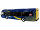 Nova Bus LFSH HEV Hybrid Transit Bus MTA New York City Blue with Yellow Graphics Limited Edition to 504 pieces Worldwide 1/87 (HO) Diecast Model Iconic Replicas 87-0635