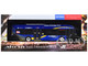 Nova Bus LFSH HEV Hybrid Transit Bus MTA New York City Blue with Yellow Graphics Limited Edition to 504 pieces Worldwide 1/87 (HO) Diecast Model Iconic Replicas 87-0635