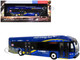 Nova Bus LFSH HEV Hybrid Transit Bus MTA New York City Blue with Yellow Graphics Limited Edition to 504 pieces Worldwide 1/87 (HO) Diecast Model Iconic Replicas 87-0635