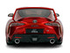 Toyota GR Supra Red Metallic Pink Slips Series 1/18 Diecast Model Car Jada 36468