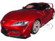 Toyota GR Supra Red Metallic Pink Slips Series 1/18 Diecast Model Car Jada 36468