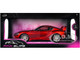 Toyota GR Supra Red Metallic Pink Slips Series 1/18 Diecast Model Car Jada 36468