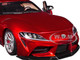 Toyota GR Supra Red Metallic Pink Slips Series 1/18 Diecast Model Car Jada 36468