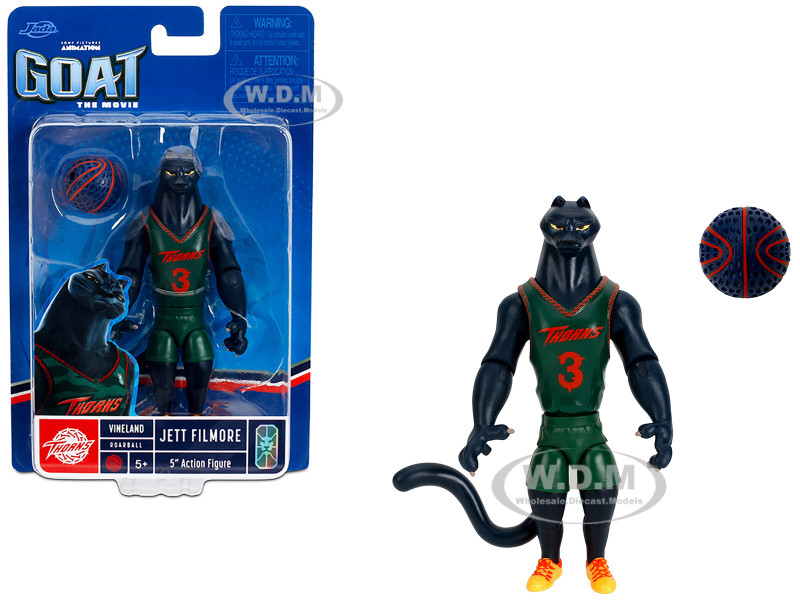Jett Filmore 5 Moveable Figure with Basketball Goat 2026 Movie Model Jada 36858