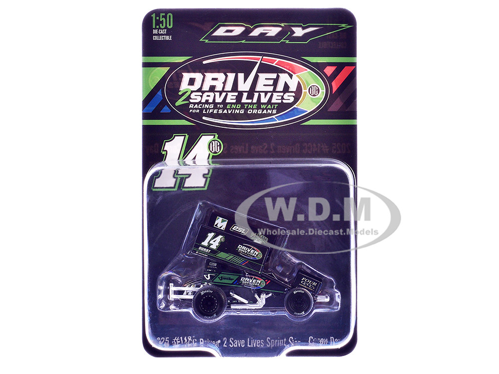 Winged Sprint Car #14CC Corey Day (Green Version) 