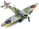 Supermarine Spitfire Mk IIa Fighter Aircraft P7290 Air Fighting Development Unit RAF Duxford 1942 Royal Air Force 1/72 Diecast Model Airplane Legion LEG-14618LD