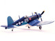 Vought F4U 1A Corsair Fighter Aircraft Ace Ira Kepford VF 17 Jolly Rogers Bougainville Solomon Islands 1944 United States Navy 1/72 Diecast Model Airplane Legion LEG-14619LH
