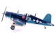 Vought F4U 1A Corsair Fighter Aircraft Ace Ira Kepford VF 17 Jolly Rogers Bougainville Solomon Islands 1944 United States Navy 1/72 Diecast Model Airplane Legion LEG-14619LH