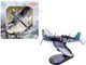 Vought F4U 1A Corsair Fighter Aircraft Ace Ira Kepford VF 17 Jolly Rogers Bougainville Solomon Islands 1944 United States Navy 1/72 Diecast Model Airplane Legion LEG-14619LH