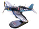 Vought F4U 1A Corsair Fighter Aircraft Ace Ira Kepford VF 17 Jolly Rogers Bougainville Solomon Islands 1944 United States Navy 1/72 Diecast Model Airplane Legion LEG-14619LH