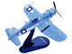 Vought F4U 1A Corsair Fighter Aircraft Marines Dream Capt Edwin Olander VMF 214 Black Sheep, Vella Lavella Solomon Islands 1943 United States Marine Corps 1/72 Diecast Model Airplane Legion LEG-14619LI