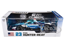 Dallara IndyCar #23 Ryan Hunter Reay Wedbush Dreyer & Reinbold Racing Cusick Motorsports NTT IndyCar Series 2025 1/18 Diecast Model Car IXO Models IND18030