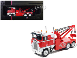 1987 Freightliner FLA Tow Truck Red and White 1/43 Diecast Model IXO Models U43TTR002