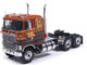 1976 Ford CL 9000 Truck Tractor Brown Two Tone with Graphics 1/64 Diecast Model IXO Models U64TR009