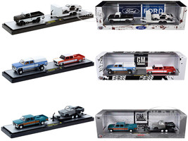 Auto Haulers Set of 3 Trucks Release 92 Limited Edition to 10000 pieces Worldwide 1/64 Diecast Models M2 Machines 36000-92
