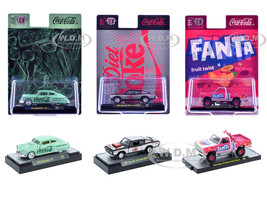 Sodas Set of 3 pieces Release 60 Limited Edition to 10000 pieces Worldwide 1/64 Diecast Model Cars M2 Machines 52500-A60